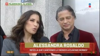 Alessandra Rosaldo y Chacho Gaytán LANZARÁN música inédita con Sentidos Opuestos  Sale el Sol [upl. by Carl522]