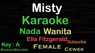 Misty Ella FitzgeraldKaraoke nada WanitaFemalePerempuanCewekUcokkuYasir [upl. by Esilenna]