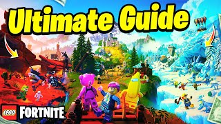 ULTIMATE Guide to LEGO FORTNITE  All Upgrades Walkthrough Tutorial [upl. by Essa]