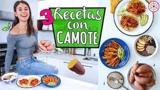 RECETAS CON CAMOTE  Vegano y Fácil 😋Yovana [upl. by Sheri339]