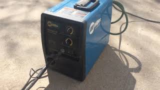 Miller Matic 135 110 Volt Wire Feed Welder [upl. by Hgielrahc204]