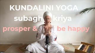 15 Minute Kundalini Yoga for Prosperity  Short Subagh Kriya  Yogigems [upl. by Ynavoeg]