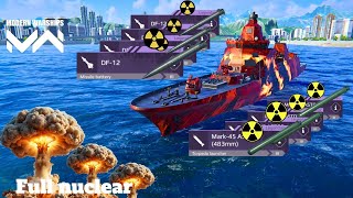 TF2000 With 4x DF12 amp 4x Mark 45 torpedo Full nuclear build modernwarships [upl. by Daahsar]