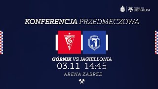 Konferencja prasowa przed meczem Górnik Zabrze  Jagiellonia Białystok [upl. by Mcnamee]