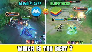 BlueStacks 5 Vs MuMu Player Mobile Legends Gameplay On PC Test   See Who Gives Best FPS [upl. by Ocana]