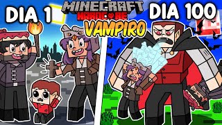 🧛Sobreviví 100 DÍAS siendo un VAMPIRO en Minecraft HARDCORE [upl. by Sackville]