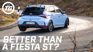 Hyundai i20N review is this 201bhp hot hatch a match for the Fiesta ST  Top Gear [upl. by Eiveneg977]