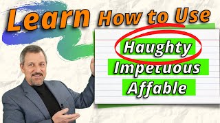 Haughty 👉 How to Learn and Start Using This Word Today [upl. by Fokos827]