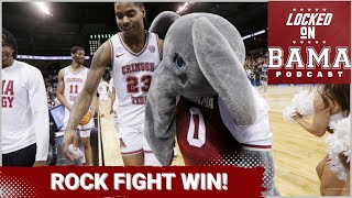 Alabama basketball wins a rock fight UNC up next and Luke Metz commits ot the football Tide [upl. by Eirrek63]