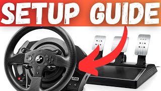 How To Setup Thrustmaster Wheel On PC  Easy And Quick Guide [upl. by Aicinet]