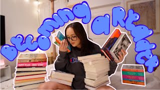 becoming a reader📖✨ book shopping  haul amp organizing my first bookshelf 🤍 [upl. by Rudd]