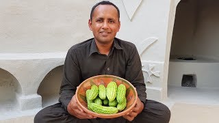 Stuffed Keema Karela Recipe  Keema Bharay Karelay  Stuffed Bitter Gourd  Village Food Secrets [upl. by Iinden842]