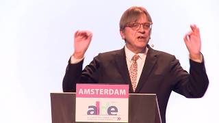 Guy Verhofstadt speaks at ALDE Party Congress in Amsterdam [upl. by Amadeus]