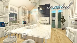 Bloxburg  Coastal suburban roleplay house speedbuild [upl. by Kati]