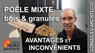 Poêle mixte bois et granulés  Poêle hybride [upl. by Ika]