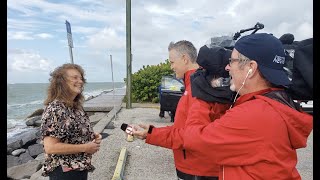 🎥 Day after Hurricane Elsa on Johns Pass Madeira Beach Fl 🏝 [upl. by Nnyrat]