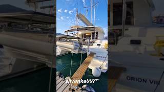 SAIL AWAY CATAMARAN YACHT GREECE  Skiathos Old Port Harbor sail greece catamaran ytshorts wow [upl. by Mclaughlin541]