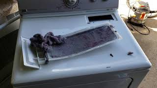 Proper way to maintenance youre Whirlpool  Maytag  Kenmore dryer [upl. by Eey]