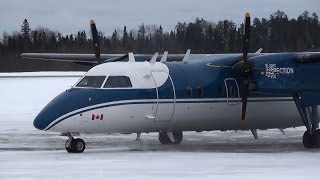 Nav Canada  De Havilland Dash 8100  CGCFK  ValdOr CYVO [upl. by Evot674]