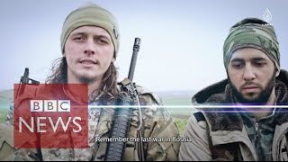 Bosnia Cradle of modern jihadism BBC News [upl. by Deckert]