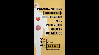 Prevalencia de diabetes e hipertensión en la población adulta de México  Economía con Sazón [upl. by Niki]