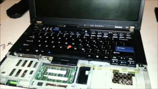 Lenovo Thinkpad T61 Tutorial how to Remove amp Hard DriveUpgrade Memory DDR2 667 MHz [upl. by Tarabar]