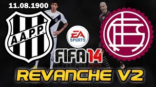 Ponte Preta x Lanús  Revanche V2  FIFA 14 [upl. by Nolaf]