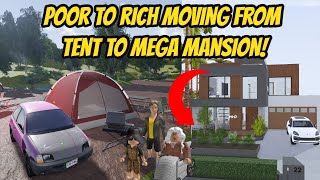 Greenville Wisc Roblox l Poor to Rich Mega Mansion Moving Day Update Roleplay [upl. by Aleda]