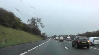 Driving On The M6 Motorway From Sandbach Services To J17 Sandbach Cheshire East England [upl. by Nalani241]