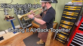 Slingerland Bugle 5 The wrap up band instrument repair Wes Lee Music [upl. by Naryk]