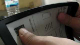 Wexler Flexible E Ink reader [upl. by Matthaeus]