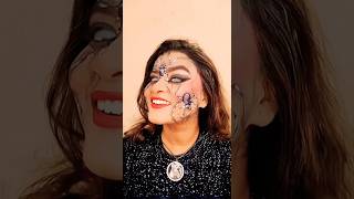 Halloween makeup look create 3 makeup halloweendecor halloween halloween2024 halloweenspirit [upl. by Ecahc]