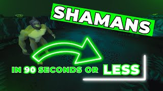 SHAMANS  In 90 Seconds or Less [upl. by Shelden]