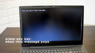 How to Boot amp Install Windows 10  Lenovo V130 laptop [upl. by Audi]