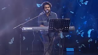 Hey Minnale song live performance by GVPrakashKumar 😍🥰❤️  AMARAN  Audio Launch [upl. by Doy940]