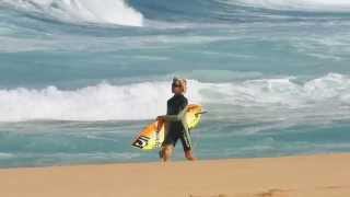 12 year old Belgium supergrom Dean Vandewalle in Hawaii  ONeill [upl. by Ogires]