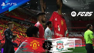 Northwest Derby STUNNING LATE WINNER🔥  Man Utd 21 Liverpool  Premier League 2425  EA FC25  PS5 [upl. by Tenney632]