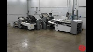 2009 Heidelberg Stahlfolder RFH82 Continuous Feed Paper Folder [upl. by Ettenot]