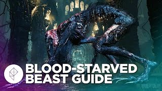 Bloodborne Boss Guide How to beat BloodStarved Beast [upl. by Brenan846]