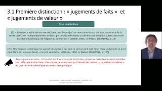 La neutralité axiologique de Weber un concept interprété diversement [upl. by Fiel]