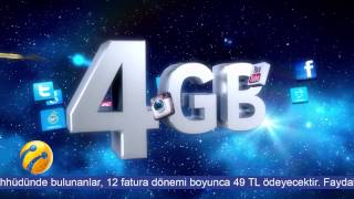 Turkcell Faturalıya gelenlere interneti bol paket [upl. by Sasha]