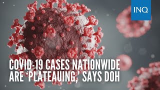 COVID19 cases nationwide are ‘plateauing’ says DOH [upl. by Donovan836]