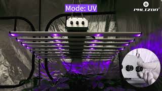 Phlizon PHB8D PLUS 640W Triplechannel LED Grow Lights [upl. by Tnayrb]