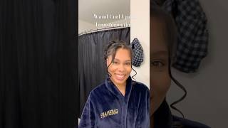 Wand curl updo transformation beautiful cute natural hair viralvideo likeandsubscribe [upl. by Ayram]