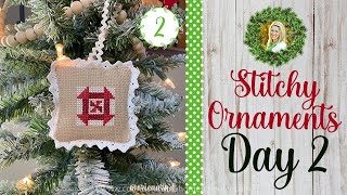 🎄Classic Stitchy Ornament 2 Cross Stitch Christmas Ornament SAL [upl. by Vasiliu]