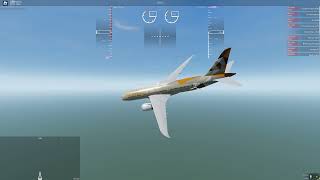 Etihad Flight 4704 Crash Animation [upl. by Nolyarg]