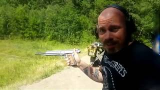 LAR Grizzly Win Mag handgun test [upl. by Edlitam]