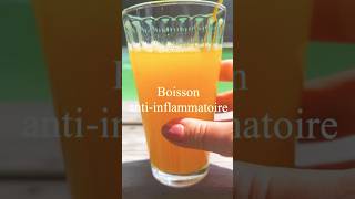 Boisson antiinflammatoire puissante 🧡 Jus détox 🥤 Gingembre 🫚 citron 🍋 curcuma [upl. by Messab]