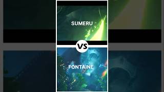 Best Region  Sumeru VS Fontaine [upl. by Veda354]