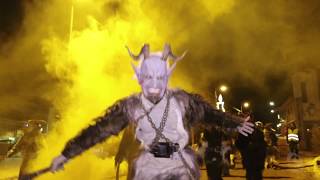 I Krampus  Sfilata a Pozza di Fassa [upl. by Sergo]